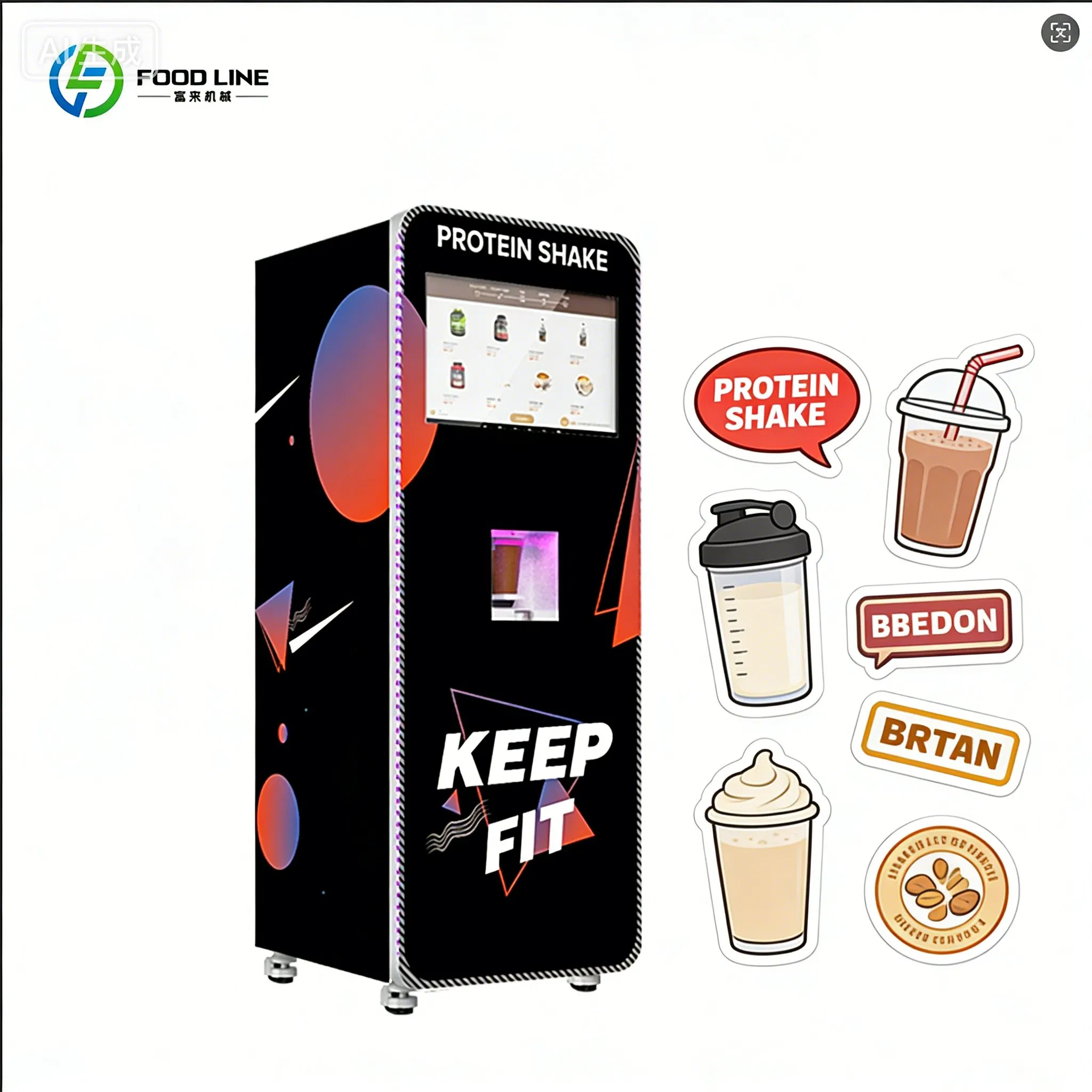 Nutrition Fitness Equipment - Автоматический аппарат для приготовления протеиновых коктейлей,