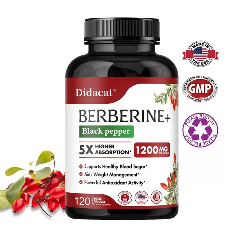 Добавка берберина HCl-для мета – обзор и цена Berberine Hcl Capsule