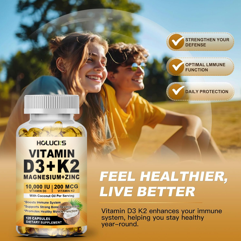 Капсулы с витамином D3+K2, сод – обзор и цена Vitamin D3 K2 Drop