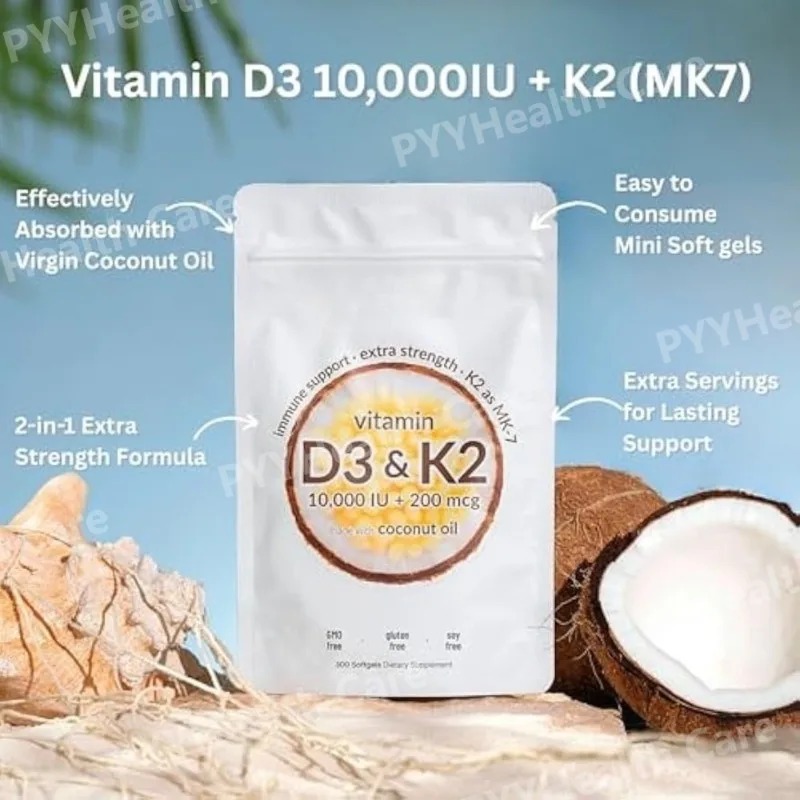 Витамин D3 10000 МЕ + K2 MK-7  – обзор и цена Vitamin D3 K2 Drop