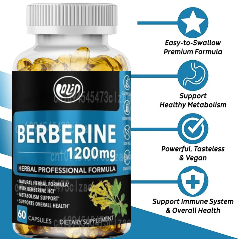 Добавка HCL 1200 мг, поддержка – обзор и цена Berberine Hcl Capsule